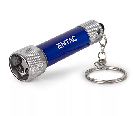 Malá baterka Entac 5LED EFL-5LED-KC Keychain Black IP44 15m modrá