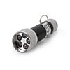 Malá baterka Entac 5LED EFL-5LED-KC Keychain Black IP44 15m modrá
