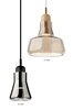 Závěsné světlo Upper 01-1521 pr.15cm Redo Group kouřové