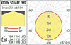 Stropní LED svítidlo Xform square 4000K FMQ300NW MWH