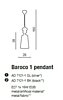 Závěsné svítidlo Azzardo Baroco 1 pendant AZ0064