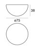 Nástěnné a stropní svítidlo Ohps! 15387 – 75cm