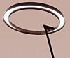 Italská LED lampa Lira 9320 tmavě hnědá 2m