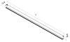 LED spot SCKRS01UWW OP 0,306m 2700K do lišt z řady XCLICK S RECESSED/SURFACE