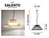 Závěsné svítidlo SALENTO 3637-40-125 Fabas