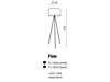Stojací lampa Azzardo Finn AZ1039