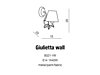 Nástěnné svítidlo Azzardo Giulietta wall AZ0516