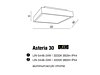 Stropní LED svítidlo Asteria 30 IP44 AZ2073 3000K Azzardo
