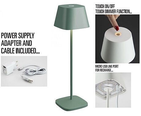 Stmívatelná LED lampička 90146 La Nuit micro USB Redo Group