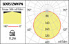 LED spot SCKRS12WW PN 3000K do lišt z řady XCLICK S RECESSED/SURFACE
