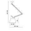 Závěsné svítidlo Zyta M Pendant ALU Ø 20cm AZ2304+AZ2598 Azzardo