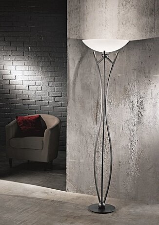 Italská lampa Fabas 2498-10-261 Devon 1,83m stmívatelná
