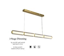 Anglický lustr Mod 26254SB stmívatelný Searchlight