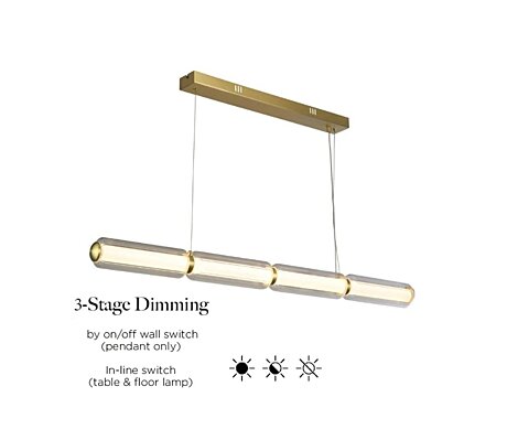 Anglický lustr Mod 26254SB stmívatelný Searchlight