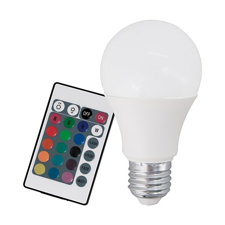LED žárovka E27 RGB 10107 9W Eglo