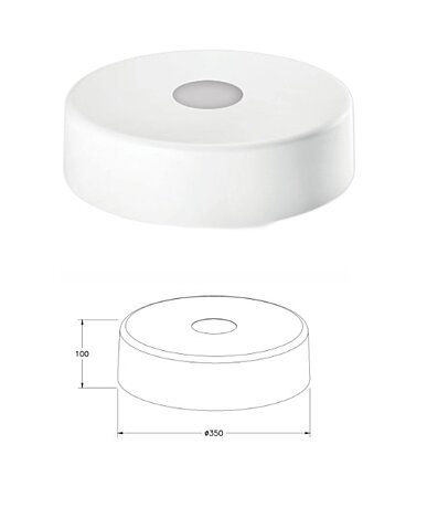 Italské stínidlo 3805-57-102 průměr 35cm Fabas