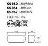 Nástěnné světlo 05-950 Smarter BROW AP white