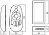 Stmívač s dálkovým ovládáním CTR114 pro 12/24 DC
