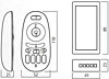 RGB stmívač s dálkovým ovládáním CTR104 pro 12/24 DC