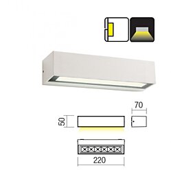 Venkovní LED světlo Aroos 90247 Redo Group 22cm