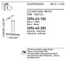 Závěsné LED svítidlo BARD 4000K 3394-43-102 Fabas