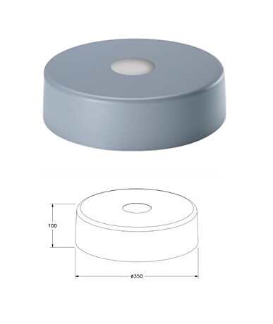 Italské stínidlo 3805-57-374 průměr 35cm Fabas