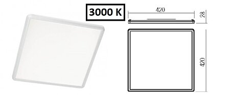 Stropní LED světlo Memo 05-940 3000 K Redo Group