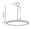 Závěsné LED svítidlo Saturnia 40 3000K AZ2755 Azzardo