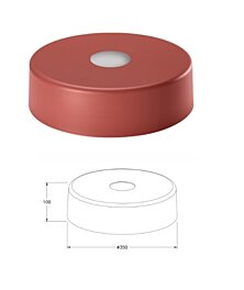 Italské stínidlo 3805-57-375 průměr 35cm Fabas