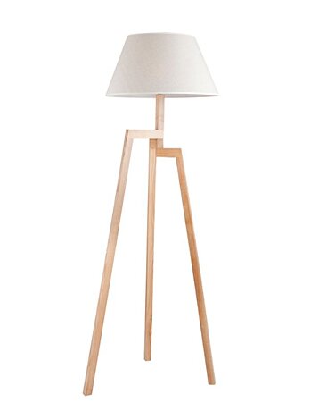 Stojací lampa 6319L dřevěná 1,6m
