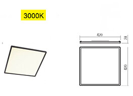 Stropní LED světlo Memo 05-941 3000 K Redo Group