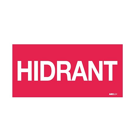 Piktogram RN01H Arelux XRUN pro označení hydrantu