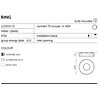 Nástěnné/stropní svítidlo Azzardo Ring AZ0586