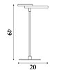 Stmívatelná lampička Space EU32802BK Searchlight