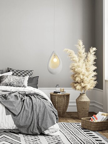 Závěsné světlo 23163 Zambelis Natural sklolaminát