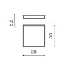 Stropní LED svítidlo Monza II S 30 4000K AZ3689 Azzardo