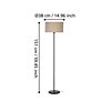 Stojací lampa 900862 Eglo 1,5m