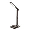 Chytrá LED lampička Immax 08965L KINGFISHER Qi černá s bezdrátovým nabíjením Qi a USB