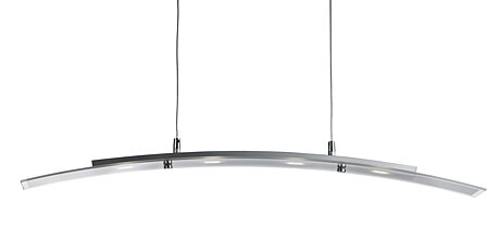 Závěsné světlo 5064-4SS LED satinově stříbrné