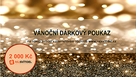 Vánoční dárkový poukaz v hodnotě 2.000,- Kč