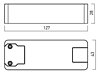 LED driver AT350.25 25W 36-72V/350mA