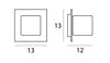 Nástěnné a stropní svítidlo Cubic 6410 chrom