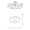 Stropní LED svítidlo Ozcan 5513-2 gray