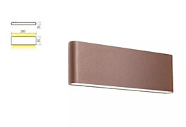 Nástěnné LED svítidlo Pocket 90453 tmavě hnědá Redo Group