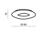 Stropní LED svítidlo AZ2669 DONUT Top CCT 60 Azzardo