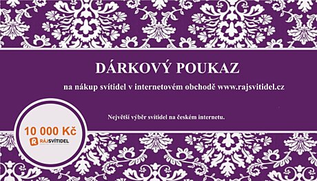 Dárkový poukaz v hodnotě 10.000,- Kč