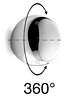 Nástěnné svítidlo Pelota 6610 chrom