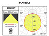 LED světlo Xplaner PLN02CCT SZ IP54 s čidlem 3000K,4000K,6500K Arelux