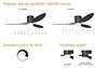Stropní LED ventilátor AZ4450 Veneti CCT + Remote Control, AZzardo
