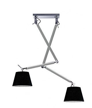 Závěsné svítidlo Zyta 2S Pendant ALU Ø 30cm AZ2301+AZ2586+AZ2586 Azzardo